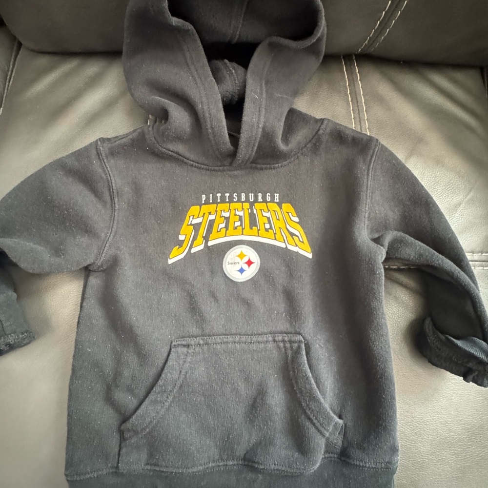 NFL Pittsburgh Steelers Kids Black Hoodie